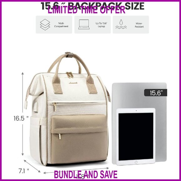 Large Capacity Laptop Backpack with USB Port, TSA Approved Travel Bag main image 6
